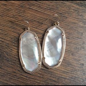 Kendra Scott earrings, rose gold